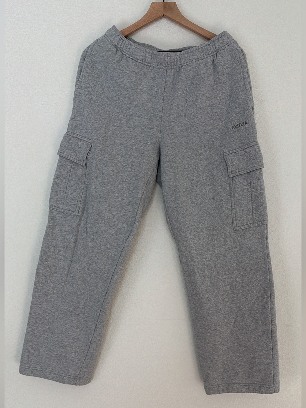 Aritzia Sweatfleece Cargo Sweatpants, Size M (Mega Fit)